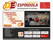 Tablet Screenshot of despachanteespindola.com